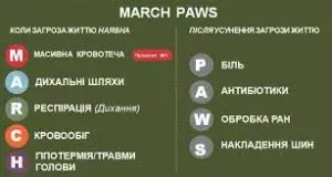 Тактична медицина: Алгоритм MARCH