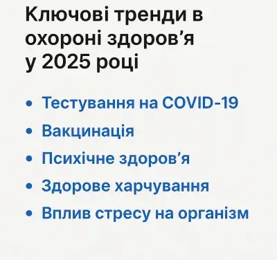 Система охорони здоров’я у 2025 році