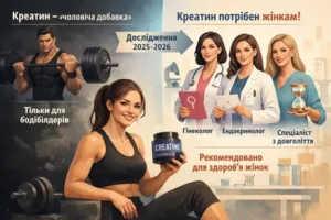 Креатин для жінок 40+